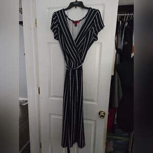 NWOT Hot Kiss Striped Jumpsuit